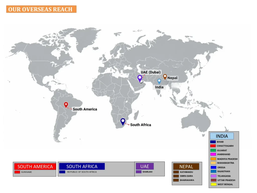 Home 49 SGIIVA GROUP OUR OVERSEAS REACH