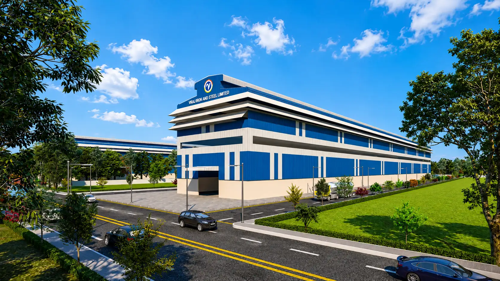Steel Melting Shop industrial steel structure project by Shiva Infra Solutions